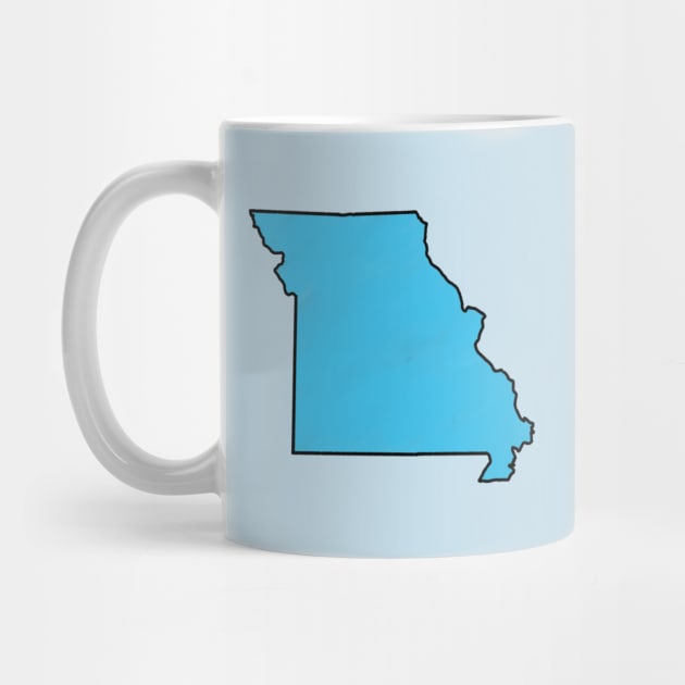 Missouri - Blue Outline by loudestkitten